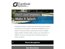 Tablet Screenshot of cardinalsystemsinc.com